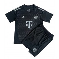 Camisa de Futebol Bayern Munich Goleiro Equipamento Secundário Infantil 2023-24 Manga Curta (+ Calças curtas)
